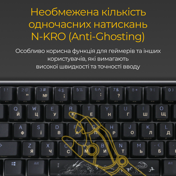 Клавіатура Ducky DKON2167ST-BUAPXCLAWSC1