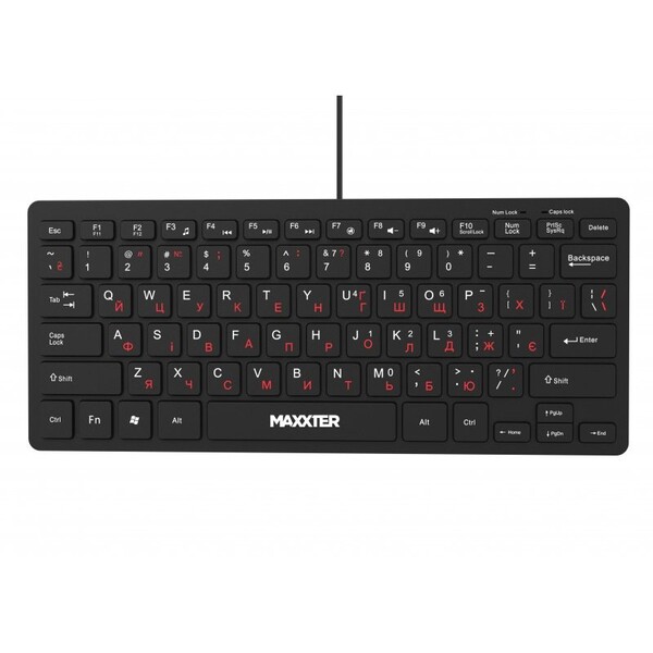 Клавiатура Maxxter KBM-C01B-UA
