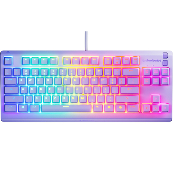 Клавіатура SteelSeries Apex 3 TKL UA Lavender 64940