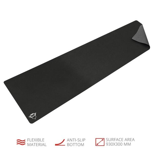 Коврик для мыши Trust GXT 758 MOUSEPAD XXL Black (930x300x3мм)