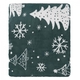 Плед Ardesto Christmas Flannel 160х200см, 100% поліестер, ялинки