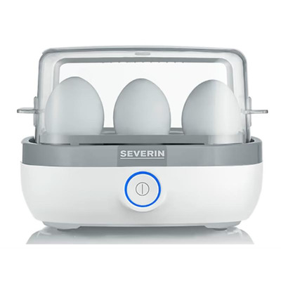 Яйцеварка Severin 420Вт, електр. керування , на 6 яєць, звуков., сигнал, пластик, білий
