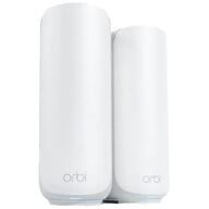 Система WiFi-Mesh NETGEAR Orbi RBE372 BE5000, 2мод, білий (RBE372-100EUS)