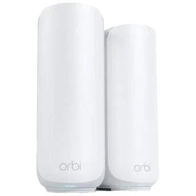 Система WiFi-Mesh NETGEAR Orbi RBE372 BE5000, 2мод, білий (RBE372-100EUS)