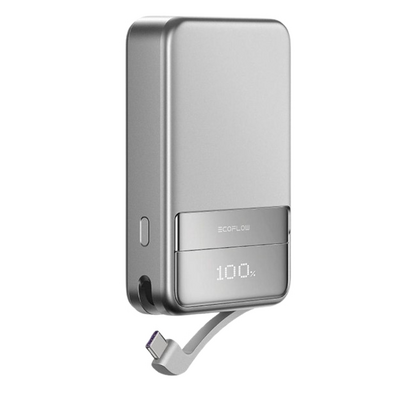 Повербанк EcoFLow RAPID Magnetic Power Bank 10000 Silver
