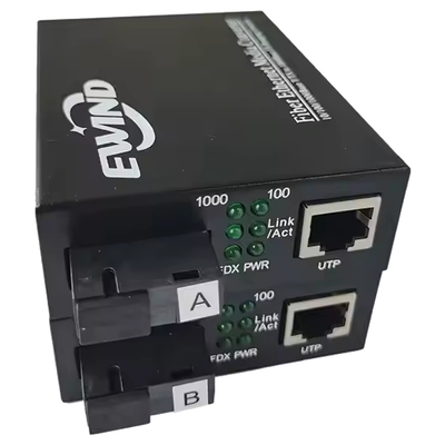 Медіаконвертер Ewind EW-810GS-20A/B 1000M