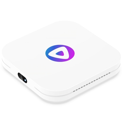 TV Медіаплеєр H96 MAX M1 4/32Gb/ Rockchip RK3528/ Android 13/ WiFi 2.4G+5G/BT 4.0/ білий