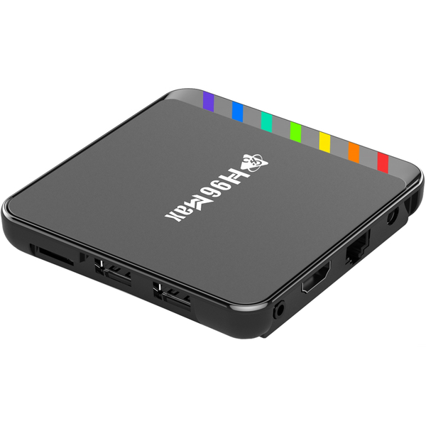 TV Медіаплеєр H96 MAX W2 2/16Gb/ Amlogic S905W2/ Android 11/ WiFi 2.4G+5G/BT:5.0/ LAN:100M/ чорний