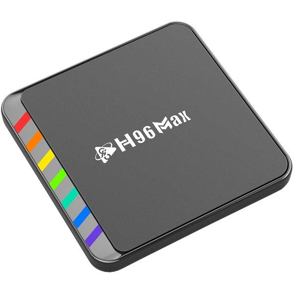TV Медіаплеєр H96 MAX W2 2/16Gb/ Amlogic S905W2/ Android 11/ WiFi 2.4G+5G/BT:5.0/ LAN:100M/ чорний
