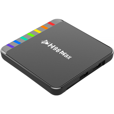 TV Медіаплеєр H96 MAX W2 2/16Gb/ Amlogic S905W2/ Android 11/ WiFi 2.4G+5G/BT:5.0/ LAN:100M/ чорний