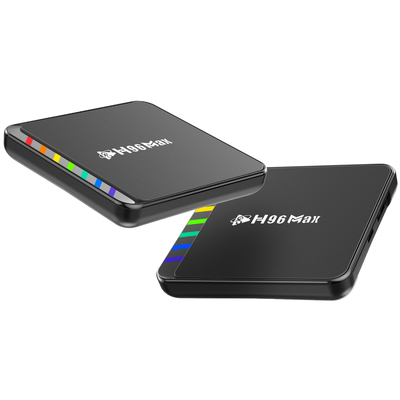 TV Медіаплеєр H96 MAX W2 2/16Gb/ Amlogic S905W2/ Android 11/ WiFi 2.4G+5G/BT:5.0/ LAN:100M/ чорний