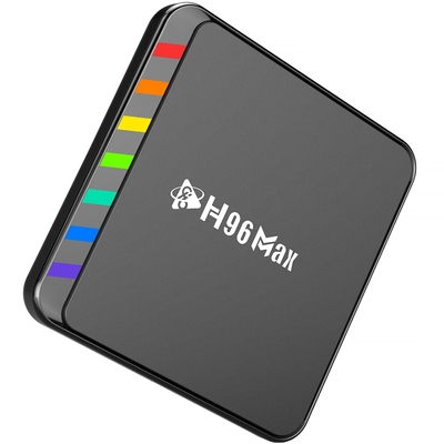 TV Медіаплеєр H96 MAX W2 2/16Gb/ Amlogic S905W2/ Android 11/ WiFi 2.4G+5G/BT:5.0/ LAN:100M/ чорний