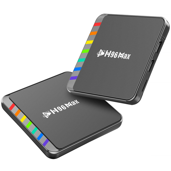 TV Медіаплеєр H96 MAX W2 2/16Gb/ Amlogic S905W2/ Android 11/ WiFi 2.4G+5G/BT:5.0/ LAN:100M/ чорний