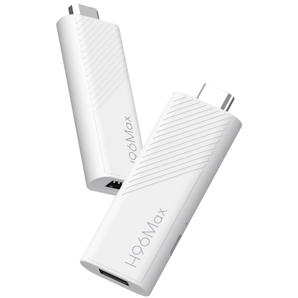 TV Медіаплеєр H96 MAX H313 TV Stick 2/16Gb/ Allwinner H313/ Android 14/ WiFi 2.4G+5G/білий