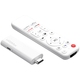 TV Медіаплеєр H96 MAX H313 TV Stick 2/16Gb/ Allwinner H313/ Android 14/ WiFi 2.4G+5G/білий