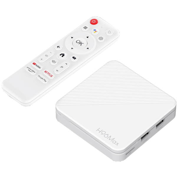 TV Медіаплеєр H96 MAX H313 2/16Gb/ Allwinner H313/ Android 14/ WiFi 2.4G+5G/LAN:100M/