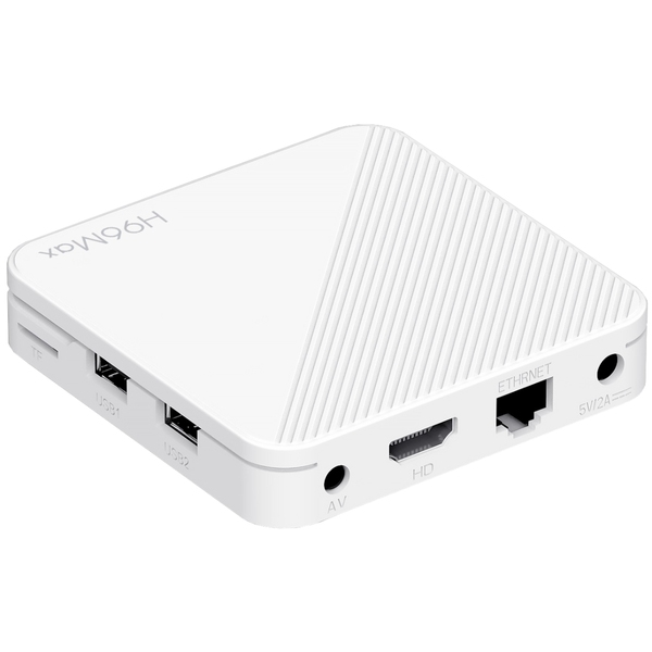 TV Медіаплеєр H96 MAX H313 2/16Gb/ Allwinner H313/ Android 14/ WiFi 2.4G+5G/LAN:100M/