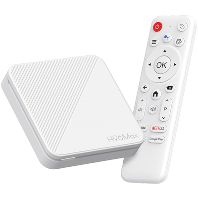 TV Медіаплеєр H96 MAX H313 2/16Gb/ Allwinner H313/ Android 14/ WiFi 2.4G+5G/LAN:100M/