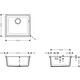 Кухонна мийка Hansgrohe S51 S510-U450 43431290    