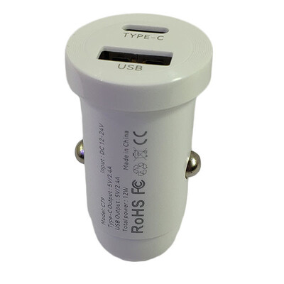 Автомобильное Зарядное Устройство Joko JK79, 1xUSB, 1xType-C, QC 3.0, PD 30W, White