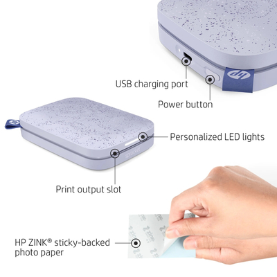 Принтер HP Sprocket 2x3 Lilac (HPISPPR)    