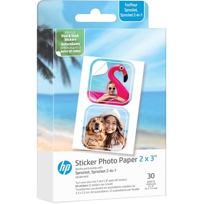 Фотопапір HP CutOut Sticker Zink (HPIZ2X330C)