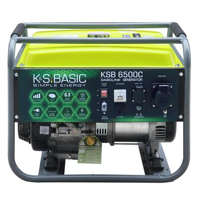 Генератор бензиновий Konner&Sohnen  Basic  KSB 6500C, 230В, 5.5кВт, ручний запуск, 66.6кг
