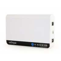 ДБЖ для роутера EnerGenie EG-UPS-DC18, 15W, Output: DC12V, POE-12/15V, 1/1,5A, Li-ion 6600mAh, 160х105х32мм, 270 грам, White, BOX