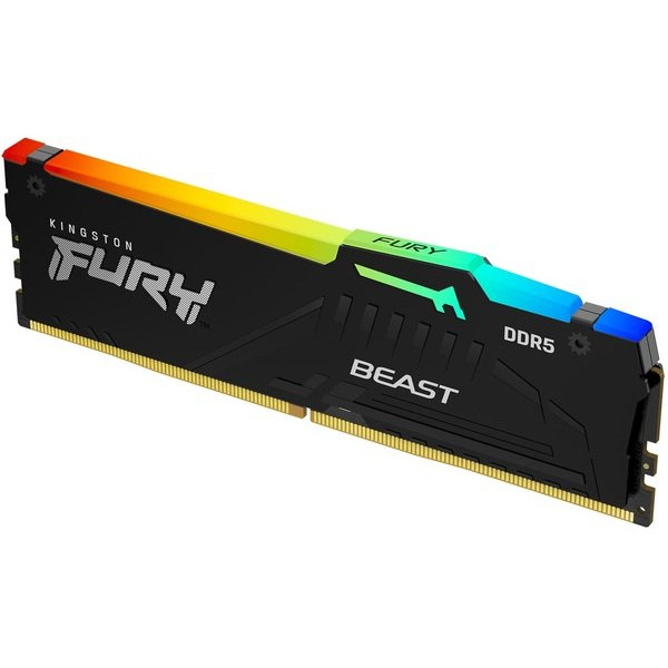Пам'ять для настільних комп'ютерів Kingston FURY 16 GB DDR5 5200 MHz Beast RGB (KF552C40BBA-16)