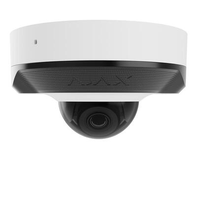 IP-Камера пров. м.куп. Ajax DomeCam Mini, 5мп, 4мм, Poe, True WDR, IP 65, ІЧ 30м, кут ог. 75 до 85, біла (000039321)