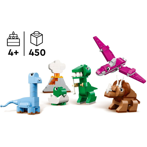 Блоковий конструктор LEGO Classic Творчі динозаври (11041)