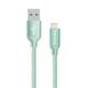 Кабель ColorWay USB - Lightning (M/M), 2.4 А, 2 м, Mint (CW-CBUL007-MT)