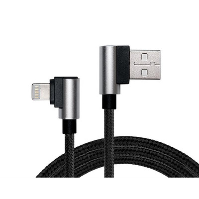 Кабель REAL-EL Premium USB - Lightning (M/M), 1 м, черний (EL123500034)