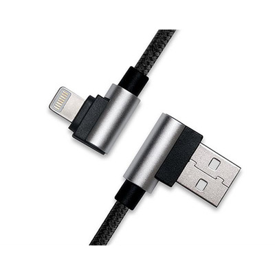 Кабель REAL-EL Premium USB - Lightning (M/M), 1 м, черний (EL123500034)