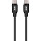 2E Кабель USB-C - USB-C Glow 60W 1m Black