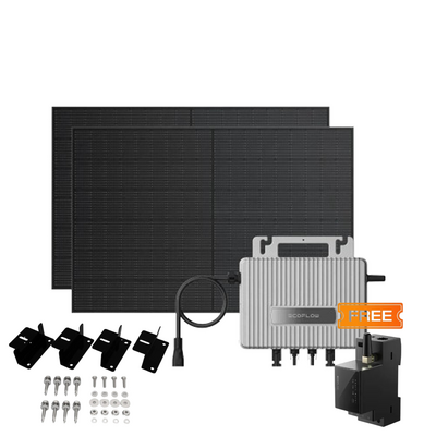 Комплект EcoFlow STREAM Microinverter/2*400W EFStreamMI800W+DIY5M+PV3M*4/ZPTSP300-2-AKIT-4/Smart-Meter-Single-Phase/AKIT-MS331