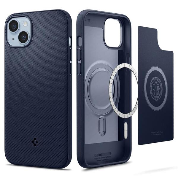 Чохол Spigen Mag Armor MagFit для Apple iPhone 14 Navy Blue ACS05066