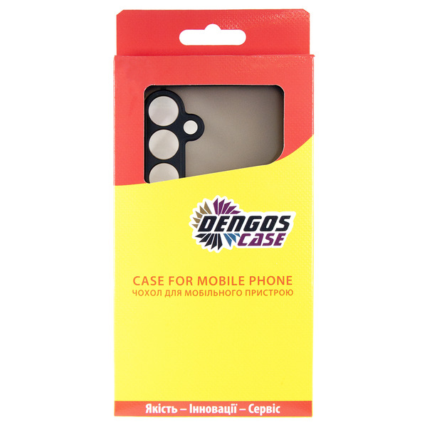 Чохол DENGOS Matte для Samsung Galaxy S24 FE Black DG-KM-117