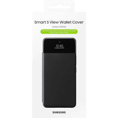 Чохол Samsung S View Wallet Cover для Samsung Galaxy A53 SM-A536 Black EF-EA536PBEGRU