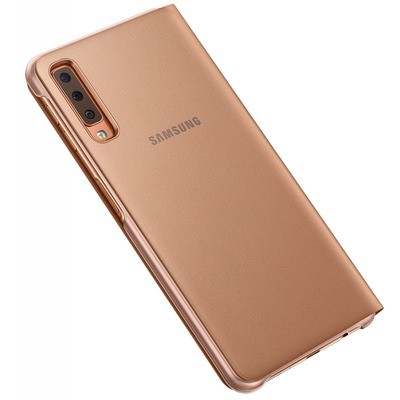 Чохол Samsung Wallet Cover для Samsung Galaxy A7 2018 SM-A750 Gold EF-WA750PFEGRU