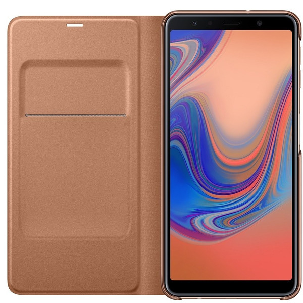 Чохол Samsung Wallet Cover для Samsung Galaxy A7 2018 SM-A750 Gold EF-WA750PFEGRU