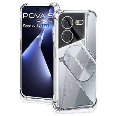 Чохол BeCover Anti-Shock для Tecno Pova 5 Pro 5G (LH8n) Clear 711780