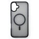 Чохол BeCover Metal Buttons Case MagSafe для Apple iPhone 16 Black 712090