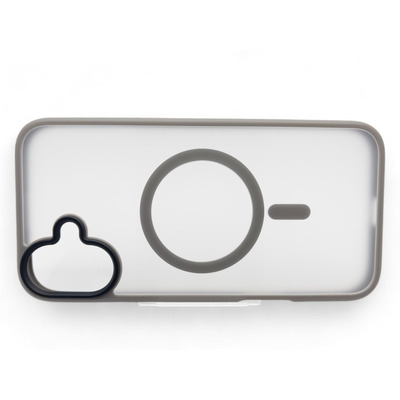 Чохол BeCover Metal Buttons Case MagSafe для Apple iPhone 16 Gray 712092