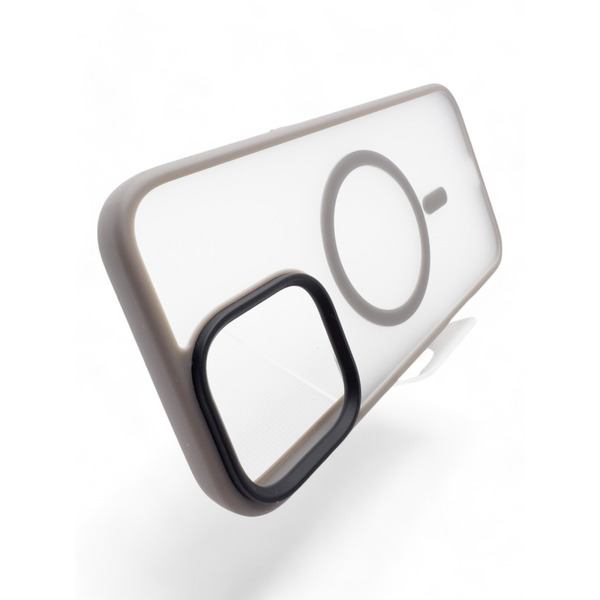 Чохол BeCover Metal Buttons Case MagSafe для Apple iPhone 16 Gray 712092