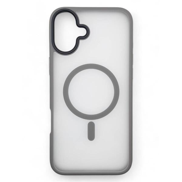 Чохол BeCover Metal Buttons Case MagSafe для Apple iPhone 16 Gray 712092