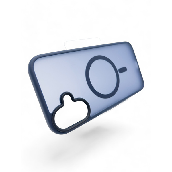 Чохол BeCover Metal Buttons Case MagSafe для Apple iPhone 16 Plus Blue 712094