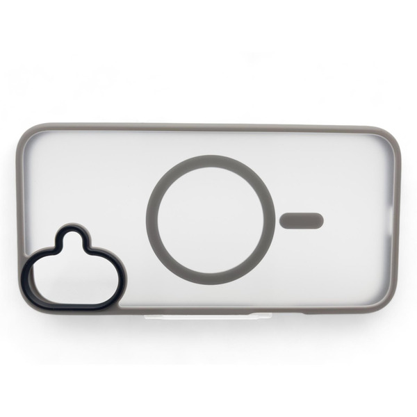 Чохол BeCover Metal Buttons Case MagSafe для Apple iPhone 16 Plus Gray 712095