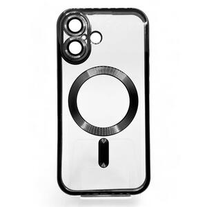 Чохол BeCover TPU Chrome Case MagSafe для Apple iPhone 16 Plus Black 712075