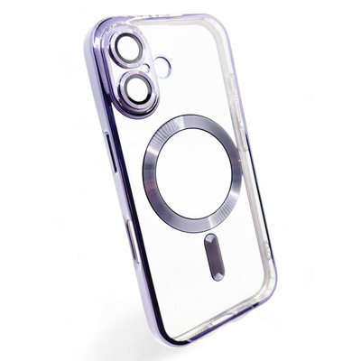 Чохол BeCover TPU Chrome Case MagSafe для Apple iPhone 16 Plus Purple 712079